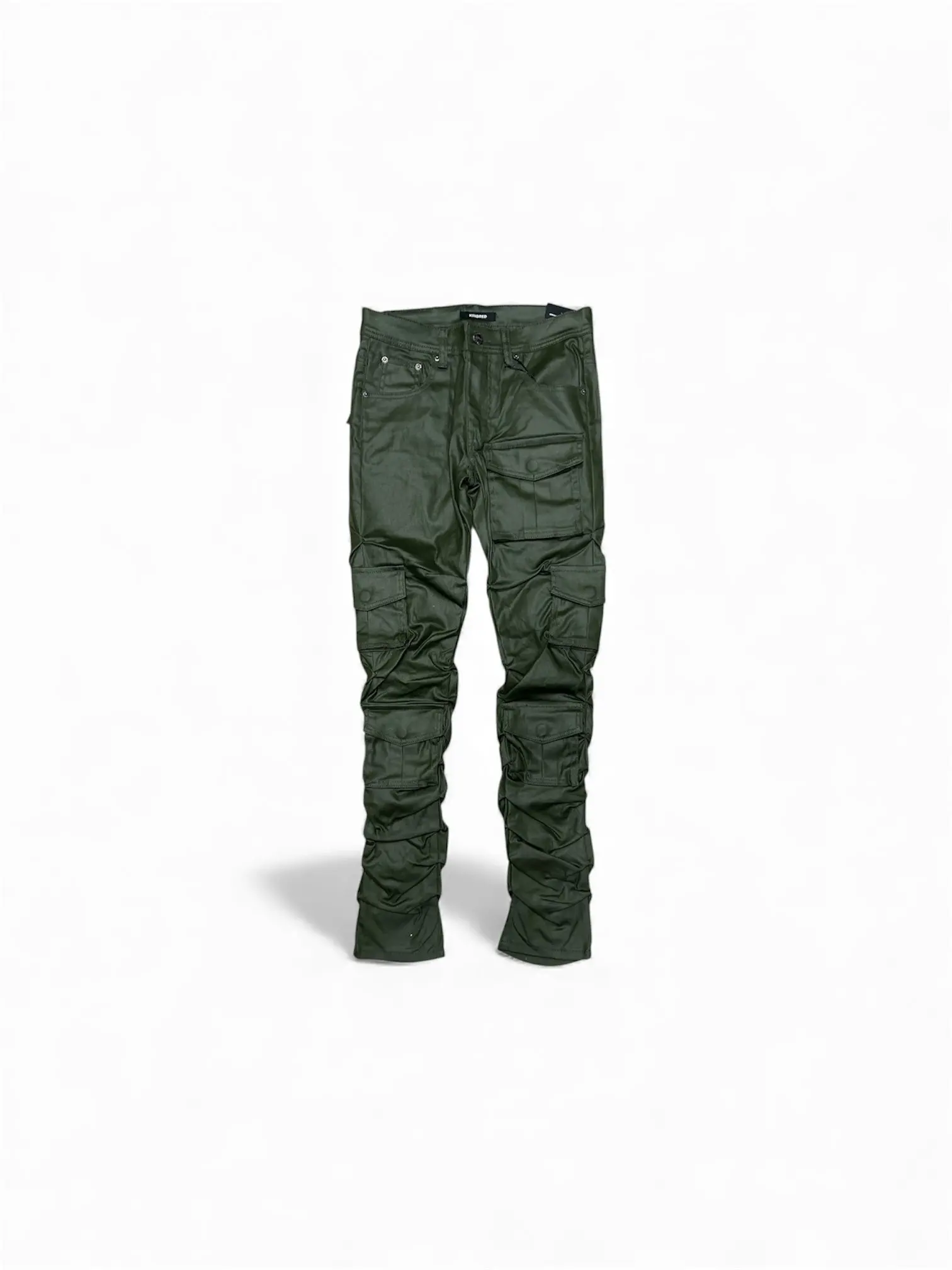 Kindred Olive Waxed Jeans