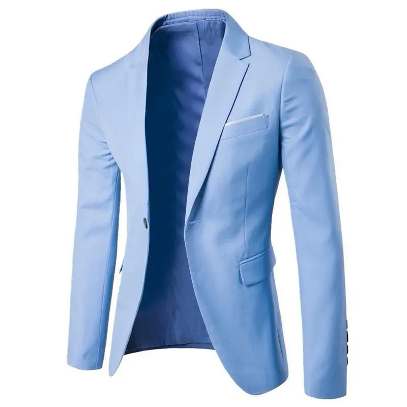 [50% off only for today]Fashion small suit men's wedding suit jacket Korean style slim fit business casual professional formal tops men Blazer Menswear Shirts Black Basic Classic Day Jeans Sporty Tees Beige Long Sleeve