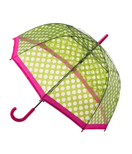 Green Polka Dot Dome Umbrella Green Polka Dot Dome Umbrella