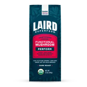 Organic PERFORM Functional Mushroom Coffee - Dark Roast Ground