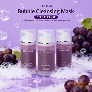 CORUILAN Bubble Cleansing Mask Deep Pore Cleanser with Self-Foaming Bubbles for Dirt & Oil Removal Moisturizer
