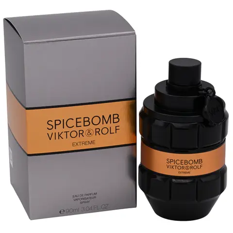 Viktor & Rolf Spicebomb Extreme Oriental Spicy EDP Perfume for Men (3.0 oz) - Vanilla-Lavender Scent, Pepper Blend, New Packaging, Intense Notes, Male Wear, Full Sized Eau de Parfum Spray Men's Fragrance