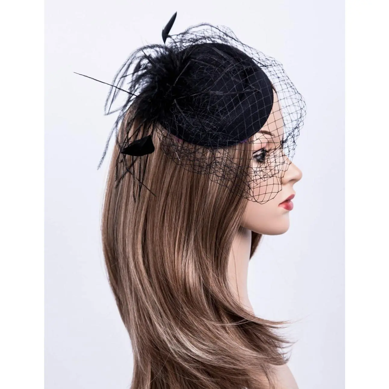 Fascinators Hats 20s 50s Hat Pillbox Hat Cocktail Tea Party Headwear with Veil for Girls and Women Fascinators Hats 20s 50s Hat Pillbox Hat Cocktail Tea Party Headwear with Veil for Girls and Women