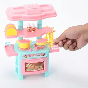 Realistic Girl Interactive Cooking Playset, Pretend Kitchen Toy Set with Utensils, Fun Role-Playing Game for Kids, Educational Gift Idea