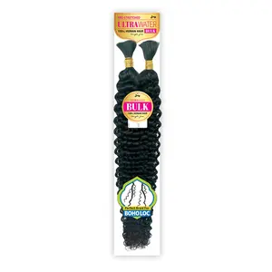 Royal Zury Human Hair Braids Pre-Stretched Ultra Water Bulk 18"