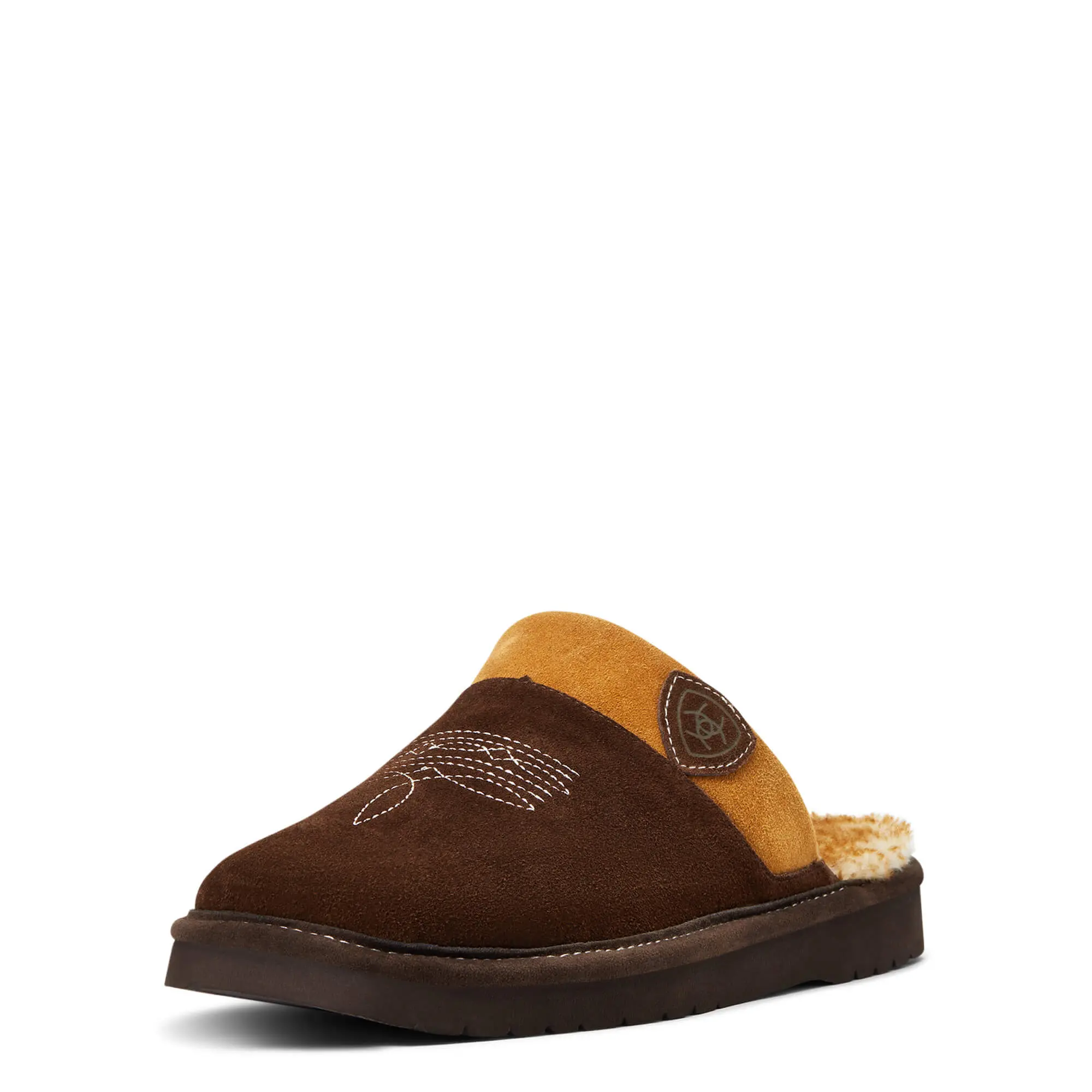 Silversmith Square Toe Slipper - Chocolate