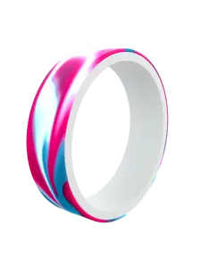 Switch Wodapalooza Tie-Dye/White Silicone Ring