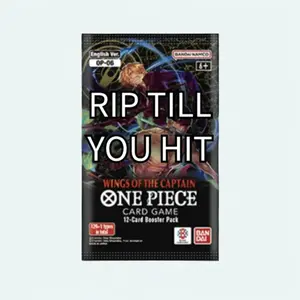 One Piece TCG - Rip Till You Hit (SEC/AA or higher) - Wings of the Captain OP06 *LIVE RIP*