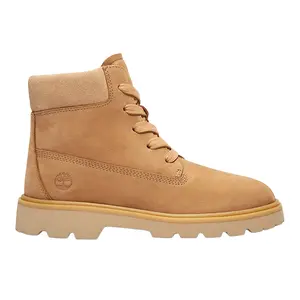 Timberland Womens Rowan Way 6 Inch Round Toe Lace Up Casual Boots Ankle Low Heel 1-2" - Brown