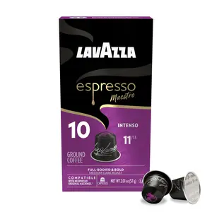 Lavazza Espresso Maestro Intenso Aluminum Compatible Capsules Lavazza Espresso Maestro Intenso Aluminum Compatible Capsules