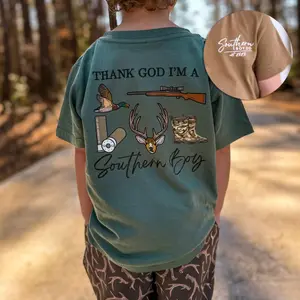 Youth & Toddler I'm A Southern Boy Short Sleeve Boys Shirt, Southern Boy Co Shirt, Family Matching Outfits, Dad And Son Tee, Young Shirt