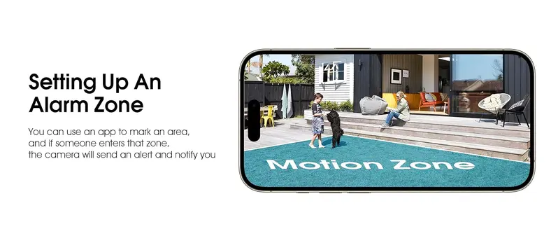 ARCCTV APP-Enabled Wireless Outdoor Solar Security Cameras (2 Pack), 2K 360° PTZ Adjustable Camera, 2.4G 5G WiFi, Automatic Night Vision with Spotlight, 2-Way Audio, PIR Motion Sensor, Easy Installation, Stable Connection, Rechargeable Charging Support