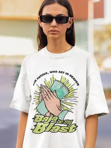 Our Father Who Art In Heaven Baja Be Thy Blast Tshirt, Baja Blast Tshirt, Taco Bell Divine Drink Tshirt, Unisex Shirt Womenswear Menswear Top Streetwear Outfits