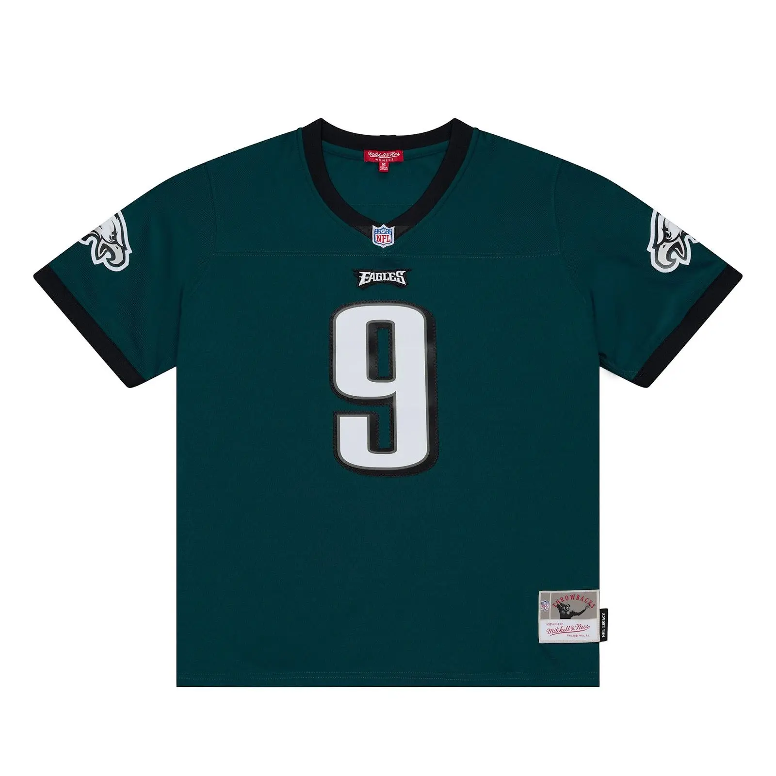 Women's Nick Foles Philadelphia Eagles 2017 Midnight Green Legacy Jersey NFL Throwback Mitchell & Ness