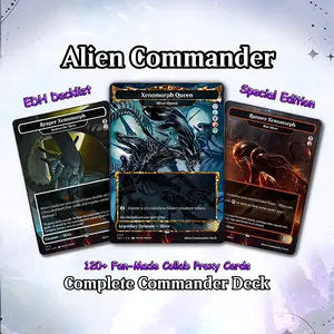 Alien Commander Deck Proxy | Sliver Queen EDH Deck | 100+ Cards Alien-Inspired Tribal Deck