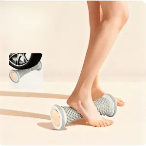 Foot Fascia Roller for Foot and Calf Pain Relief, Deep Tissue Massage Tool, Essential Yoga Gym Accessory, Foot Rollers, Ca Prop 65 Compliant