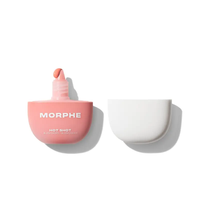 Morphe Hot Shot Blush Drops - Buildable Waterweight Formula with Antioxidant-Rich Natural Finish for Healthy-Looking Flush