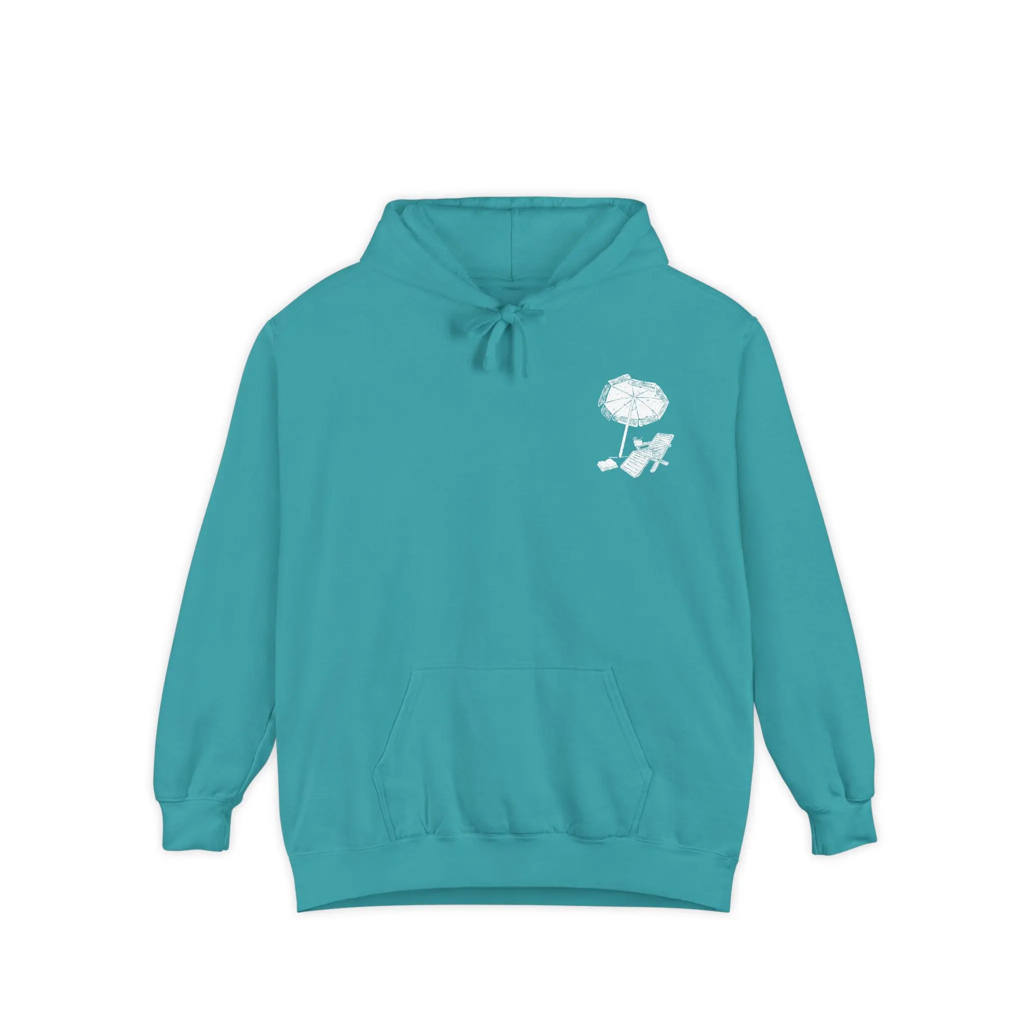 Beach Babe Book Club Garment-Dyed Hoodie