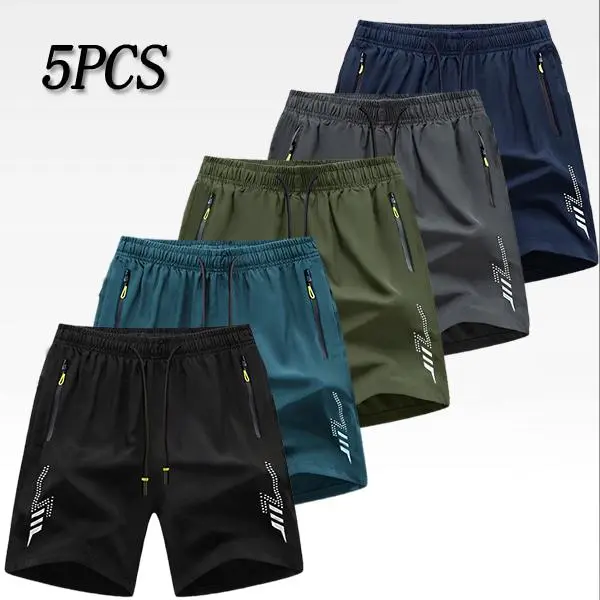 Men's Sports Shorts Casual Loose Running Fitness Training Outdoor Exercise Short Pants