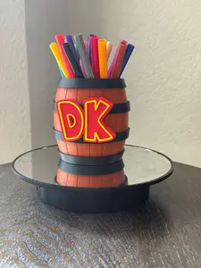 3D Printed DK Barrel/Retro Gamer Decor and Cosplay Prop