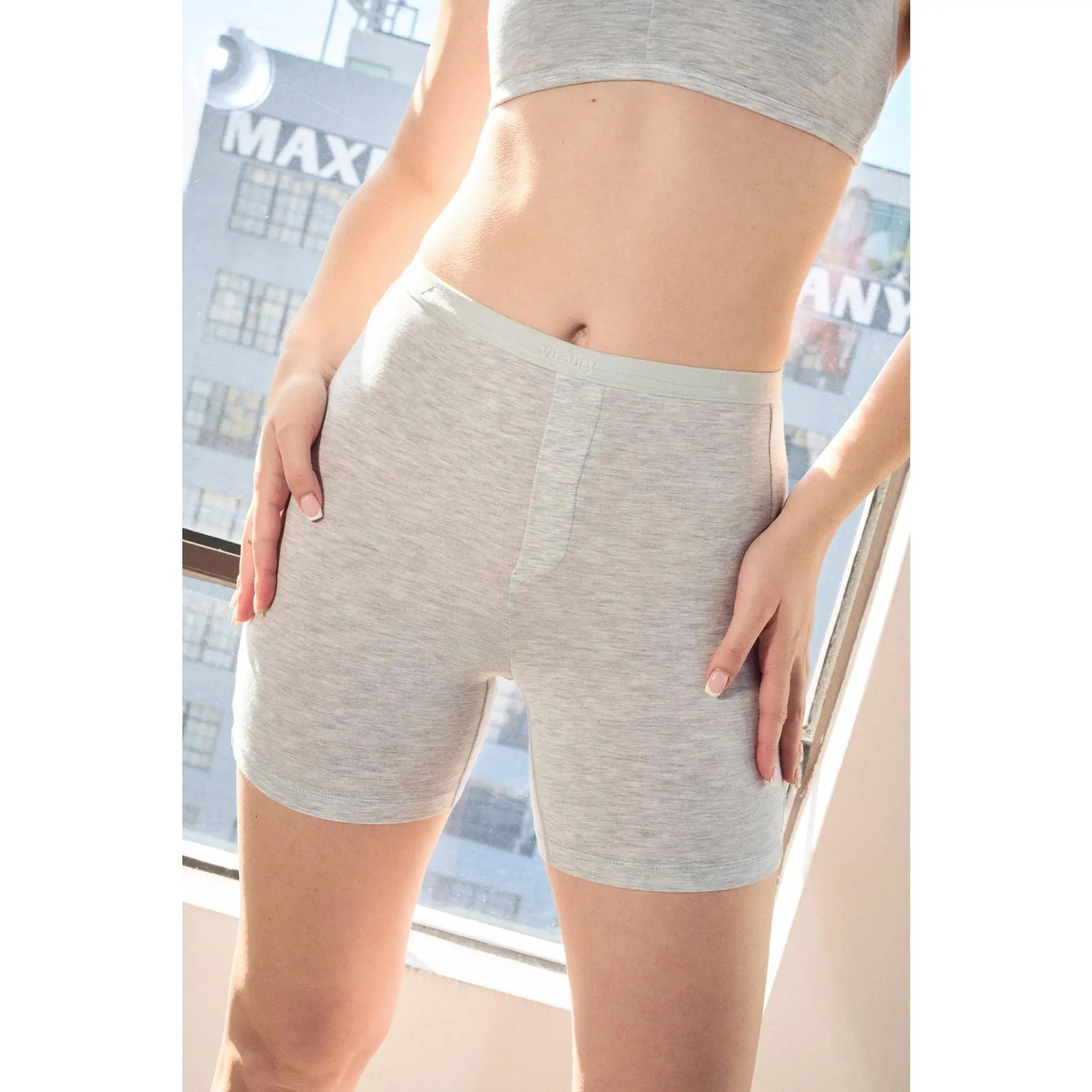 Vitality Float Boxer Brief - Stone Marl