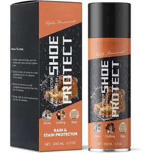 Protect Shoe Protector  - Rain & Stain Water Repellent - Waterproofing  for Leather Suede Hats 6.76 OZ