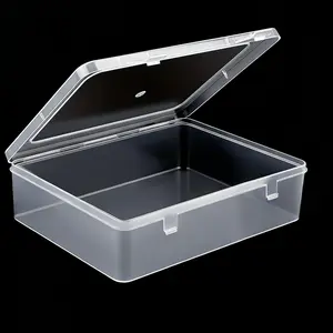 Clear Jewelry Storage Box, 1 Set of Transparent Multi Compartment Jewelry Organizers for Earrings, Rings and Necklaces, Home Organizer, Durable Plastic Storage Organizer