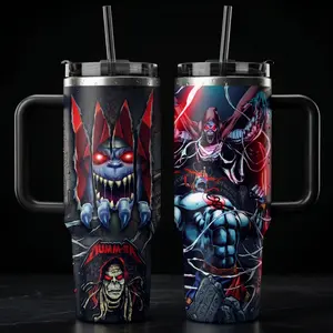 Mumm-Ra Retro 80s Cartoon 40oz/30oz Tumbler with Handle & Straw, Insulated Stainless Steel Cup
