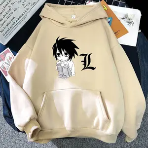 2026 DEATH NOTE Hoodie Anime Manga Cosplay Costume Women Men Harajuku Pullovers Fashion Winter Sweatshirts Couple Clothes Street YC7