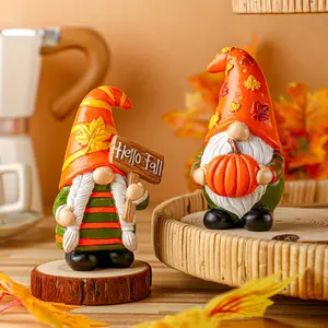 2pcs Autumn Decorations, Thanksgiving Decorations, Harvest Festival Decorations, Pumpkin Decorations, Maple Leaf Decorations