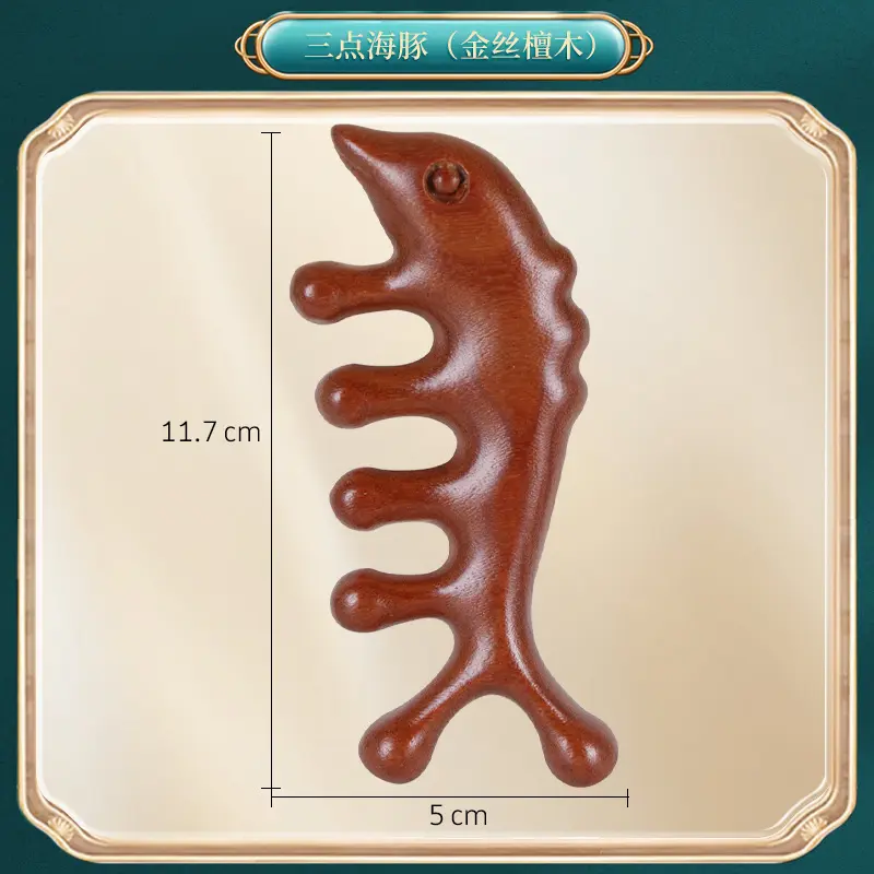 Three point dolphin (rosewood)