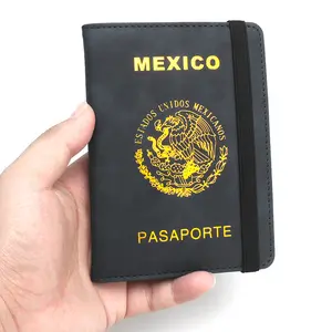 Mexico Passport Covers Synthesis Leather Estados Unidos Mexicanos Pasaporte Travel Document Protective Certification Card Holder Men Women