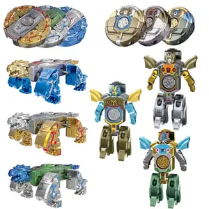 Transformable Robot Fidget Spinner, Kids Educational Stress Relief Toy, Fun Dual-Shape Mechanical Gyroscope, Two-In-One Rotator, Stress Relief Model