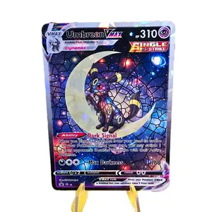 Umbreon VMAX Crescent Moonbreon Stained Glass Fractal Holo