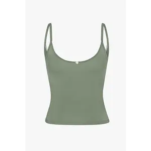 SCOOP BACK CAMI IN SAGE