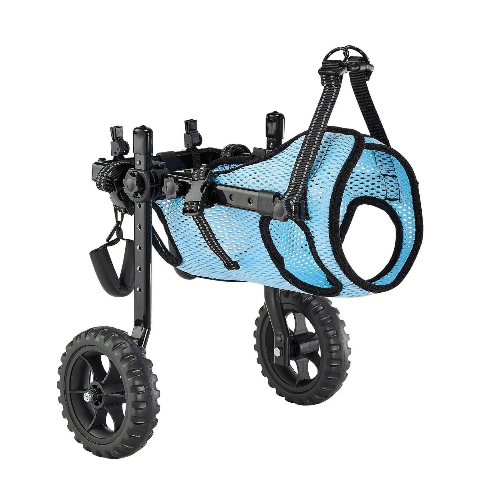 Dog Wheelchair for Back Legs, 2 Wheel Pet Cart - Lightweight Mobility Aid for Small Dogs up to 22lbs - Adjustable Rehabilitation Wheelchair