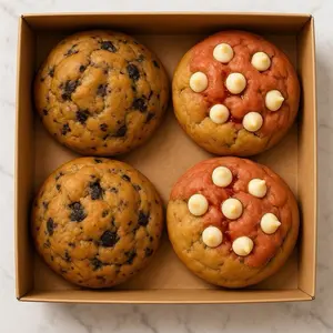 Nucita and Oreo Flavors Box - Includes  Nucita and  Oreo Flavored differents options of boxes of cookies starting 4 cookies