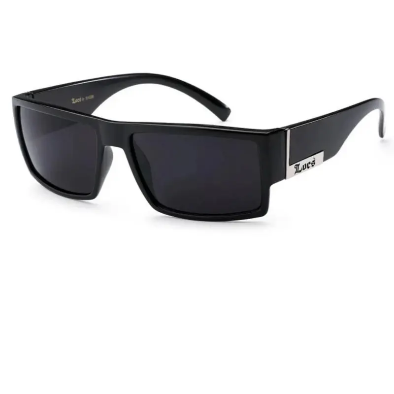 Og Style Dark Lens Sunglasses with Black Frame and Lightweight Design