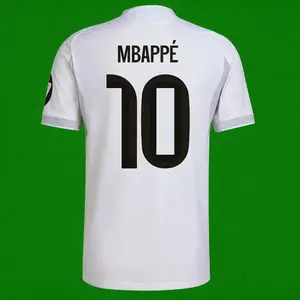 2526 Away Home White Short sleeved  No. 10  soccer Jersey