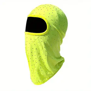 Rhinestone Full Face Covering, Windproof UV Protection Balaclava Hood for Outdoor Sports