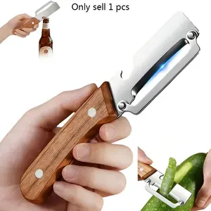 Vegetable Fruit Peeler, 2-In-1 Vegetable Fruit Peeler Knife, Bottle Opener, Efficient Kitchen Tool, Kitchen Gadgets, Easy-To-Use Design