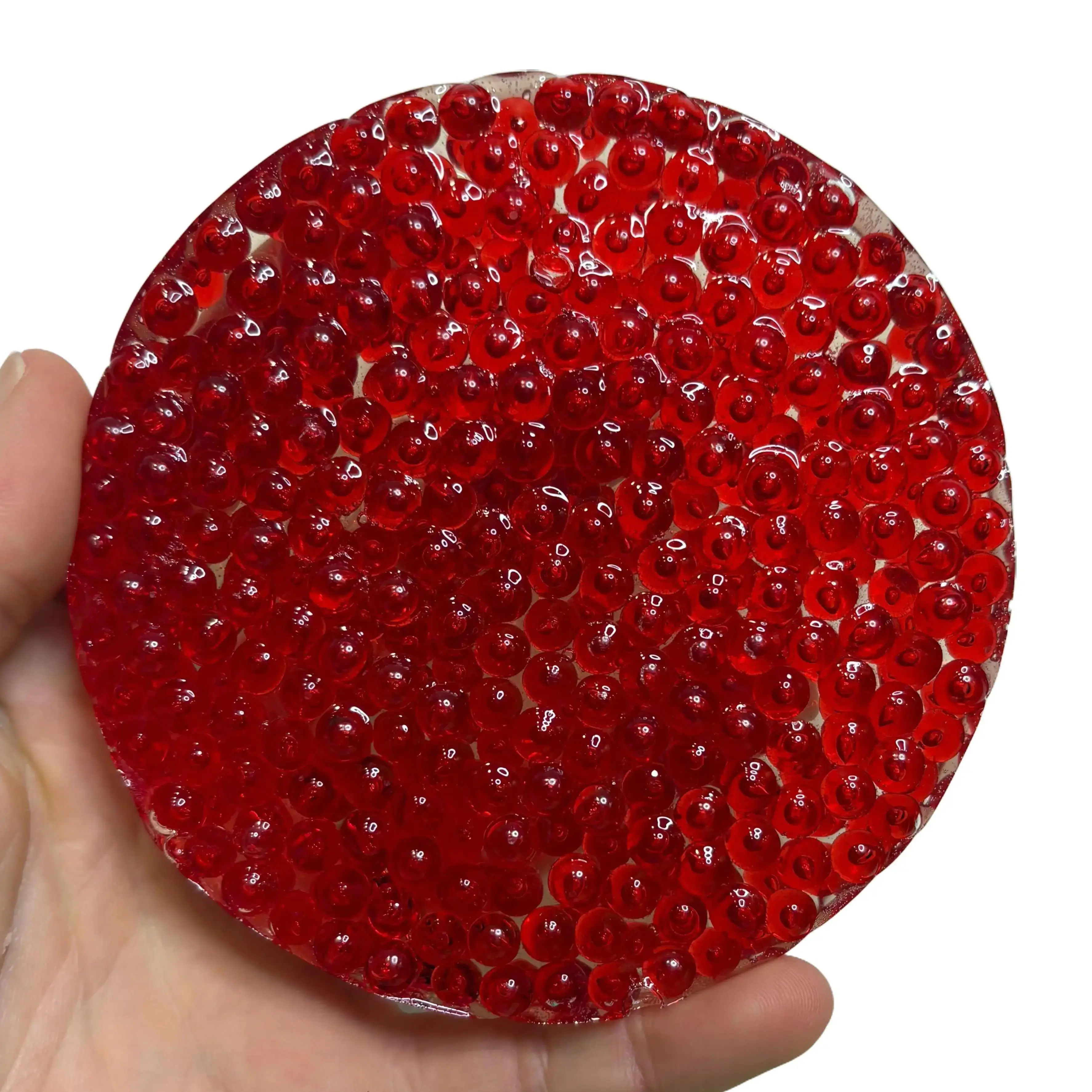 Reuseable Picky Pad with Over 300 Reusable Red Beads, Biodegradable, Fidget Toy for Stress Relief, Fine Motor Skills & Anxiety Relief