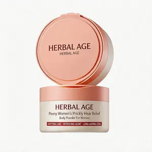 Herbal Body Powder for Women – Peony Root Extract, Soothing Talc-Free Formula for Fresh & Smooth Skin