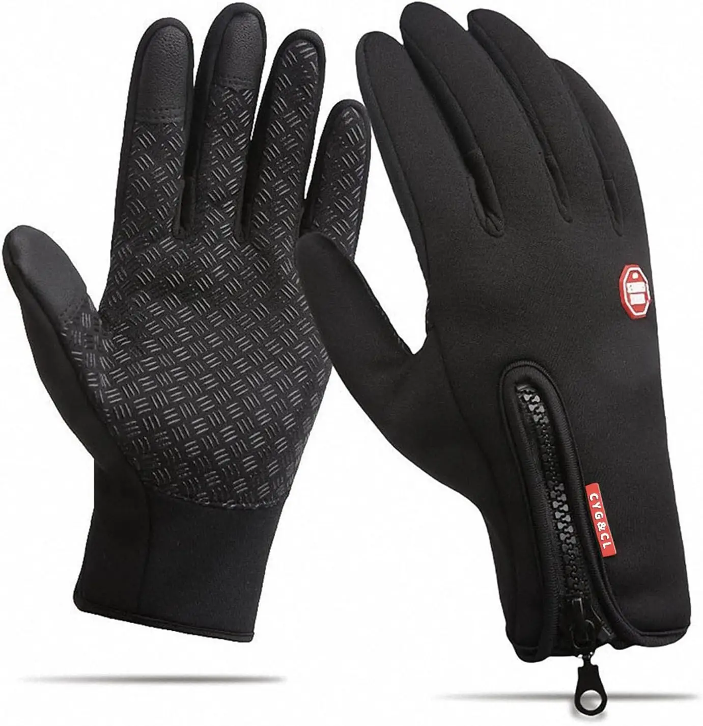 Winter Warm Gloves, 1 Pair Men's and Women's Outdoor Cvcling Gloves Warm Plush Lininn forl Sports Windproof and Non-slip Touch Screen Gloves, Birthday