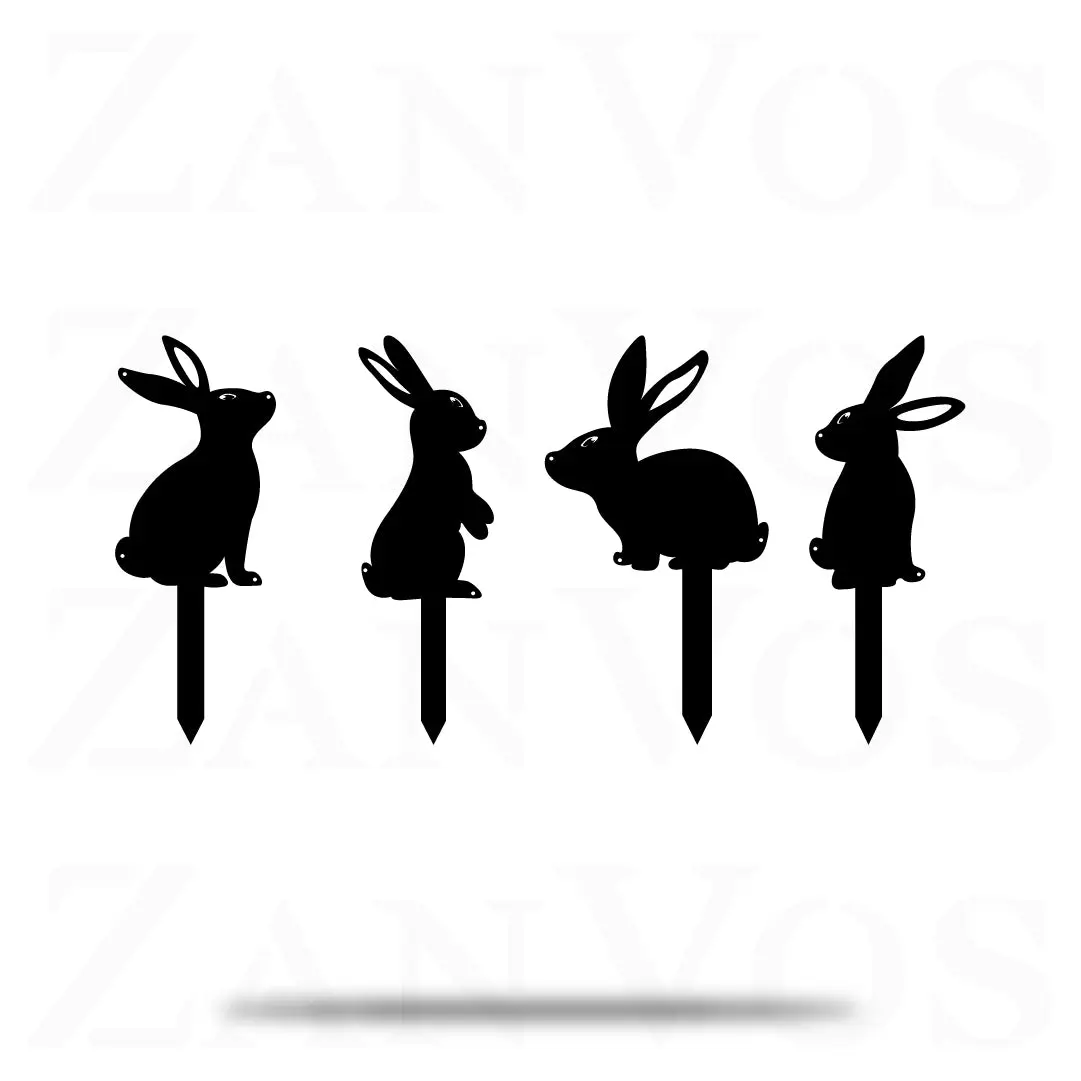 Bunny Stakes 4 Pack