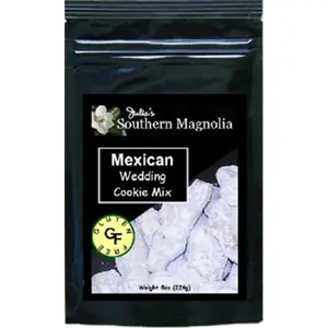 Julia's Pantry SM336 Gluten Free Mexican Wedding Cookie Mix - 8oz bag- Pack of 4