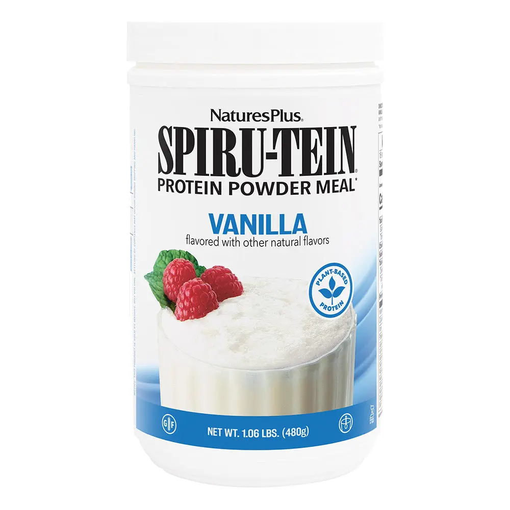 Vanilla SPIRU-TEIN Protein Powder Meal** by NaturesPlus
