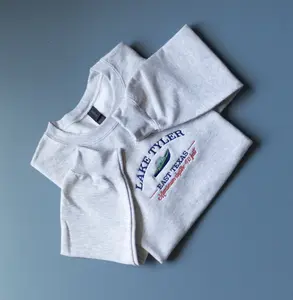 Lake Tyler Embroidered Sweatshirt - Ash Grey