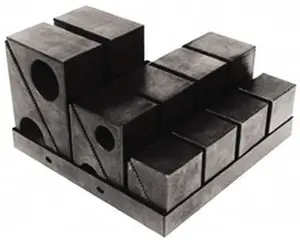 TE-CO Step Block Kits, Step Block Materials: Steel, Step Block Widths (Inch): 1, Minimum Height (Inch): 3/4, Maximum Height (Inch): 6, Number of Pieces: 11 20801
