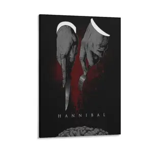 2001 American Thriller Hannibal Movie Poster Halloween Wall Art